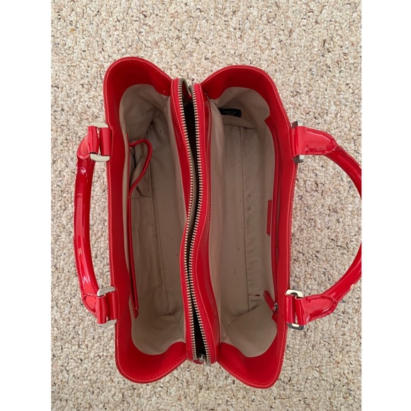 Ann Taylor Red Mini Tote Bag - Picture 5 of 9